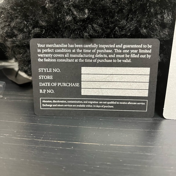 New MCM Eco Fur Black - Picture 4 of 7